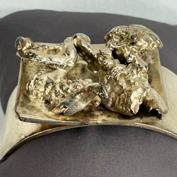 Vtg Denmark Silver J Anderson Erik Dennung Cuff Bracelet Ring Set AD Design - Picture 2 of 14